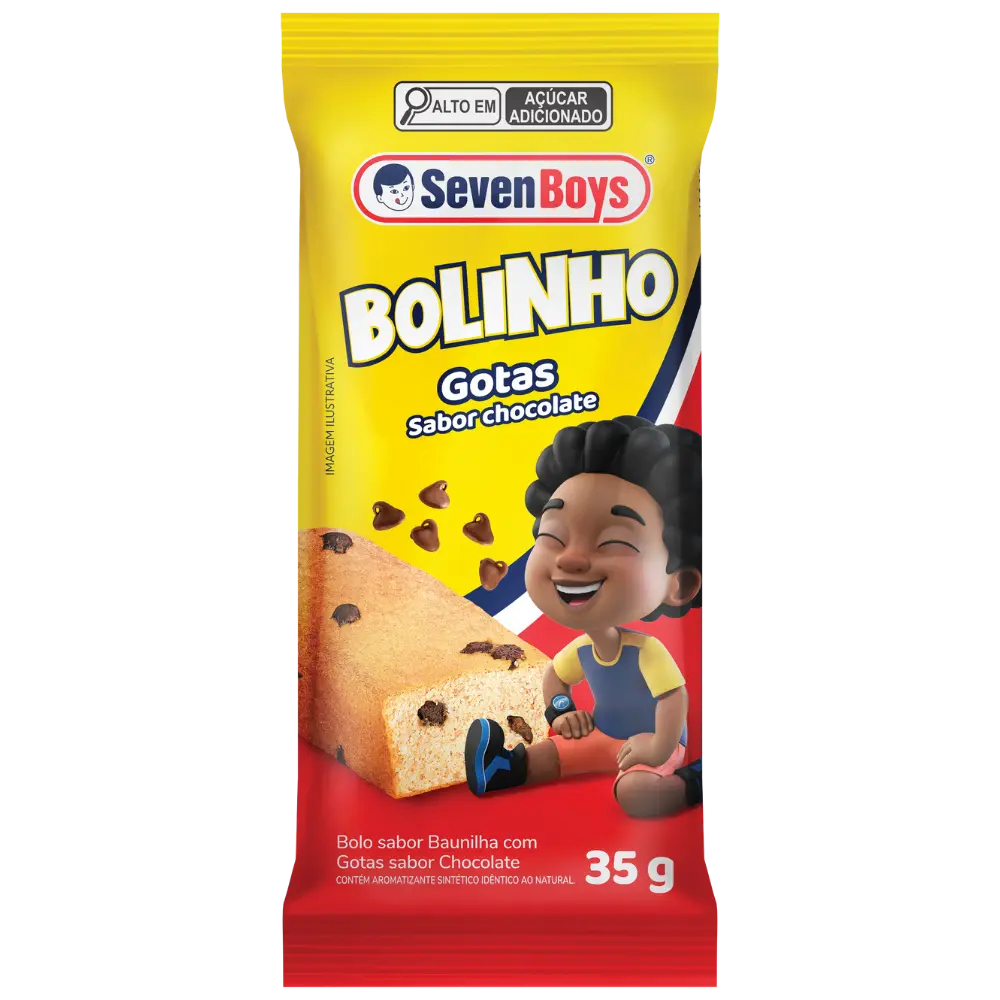 Bolinho Baunilha + Gotas de Chocolate