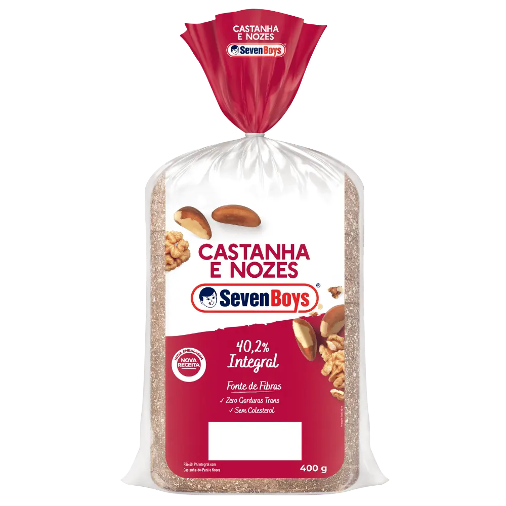 Pão Integral Castanha e Nozes