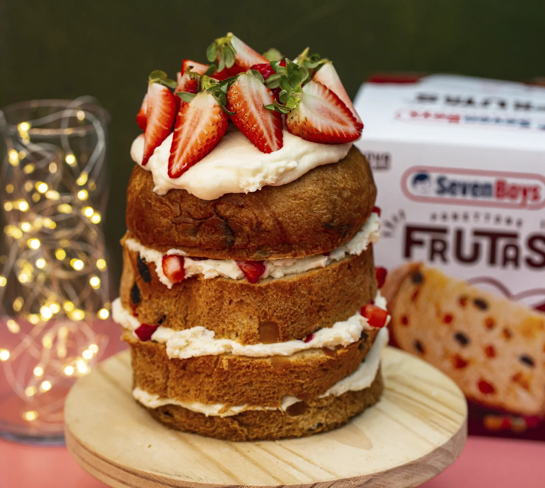 Naked Cake de Panettone